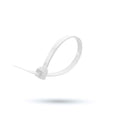 Amarre plástico 4.6 mmx20cm t-8 blanco x100unds